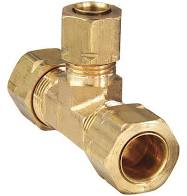 64X6X4 64X6X4 Parker X164c-6-6-4 Tee 3/8 X3/8 X1/4 Compression from PARKERB