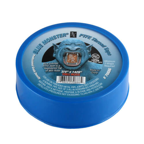 70886 70886 Blue Monster 3/4" PTFE Thread Seal Tape from BLUEMON