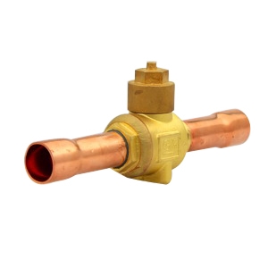 NBV03-S NBV03-S Ndl Ball Valve 3/8" sweat ball valve w/ Schrader from JBIND