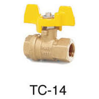 TC14 TC14 Weiss Lh-14ff 1/4"fpt Brass Gauge Valve from WEISSINST