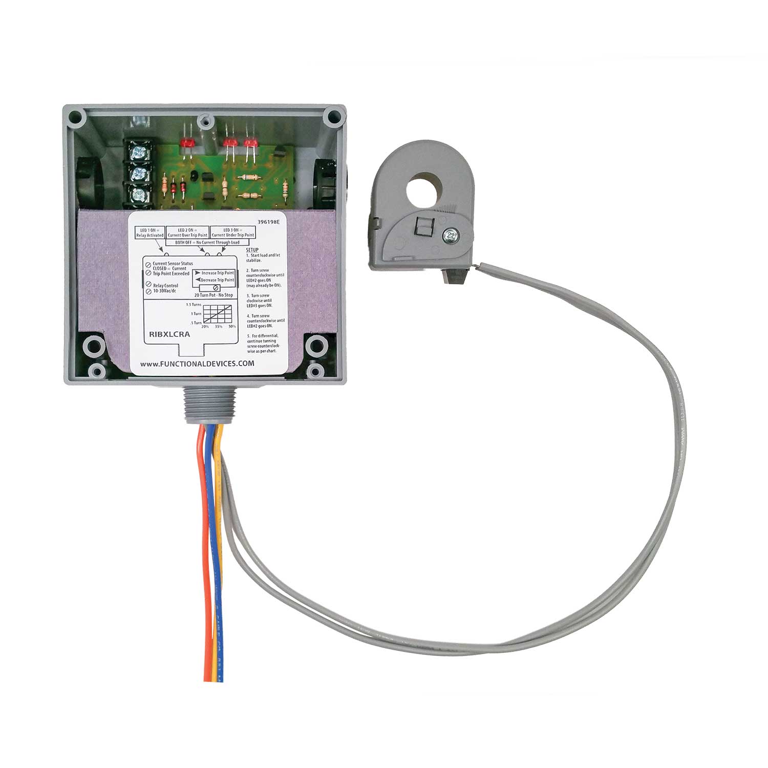 RIBXLCRA RIBXLCRA Functional Devices SPDT 10A 10-30+REM CURRENT ADJ from FU