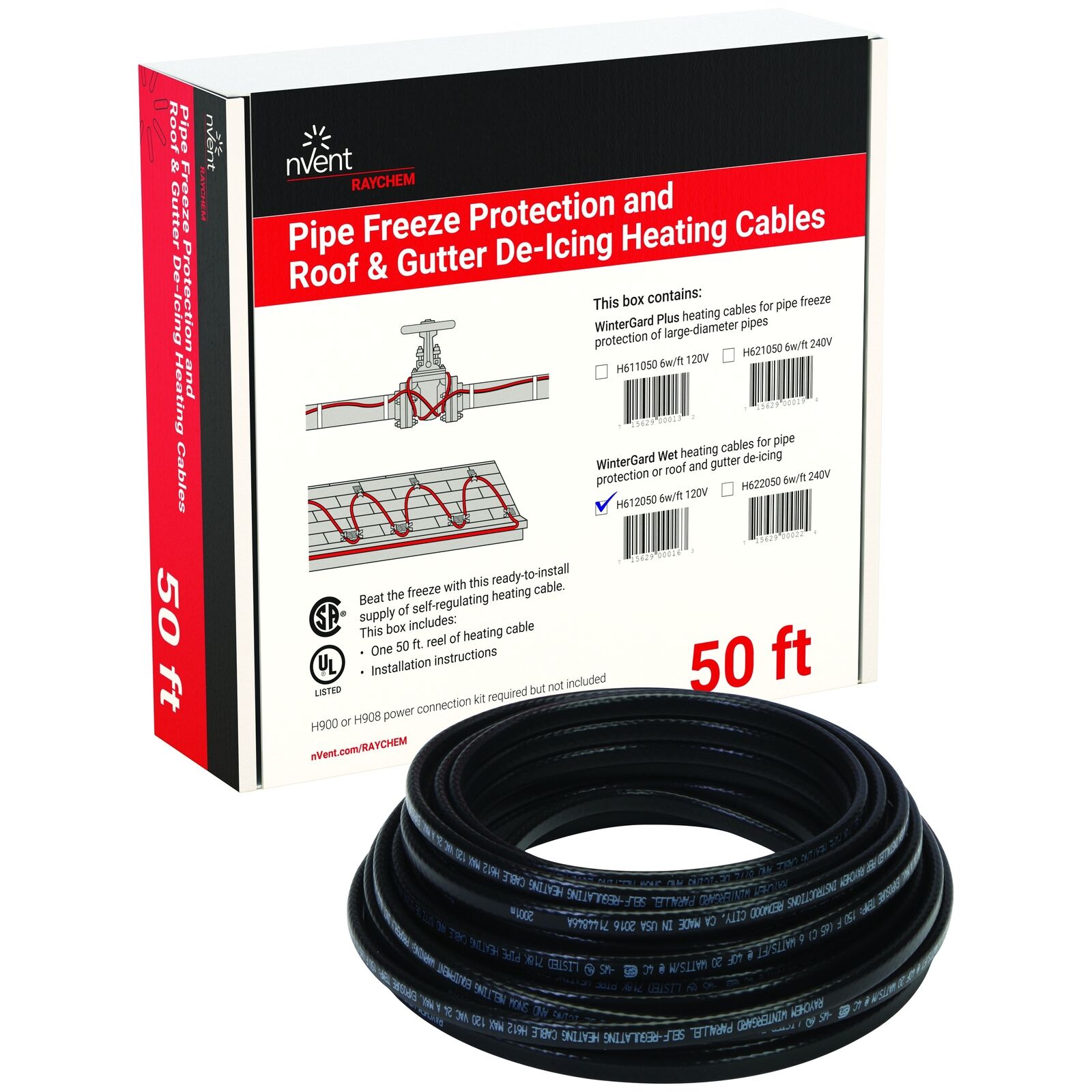 H612050 H612050 Raychem 196811-000 120 Volt Heat Tape/Cable from RAYCHEM