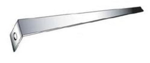 F12 F12 Westwood E9-type Bus Bar Flat Brass 12" from WESTWOOD