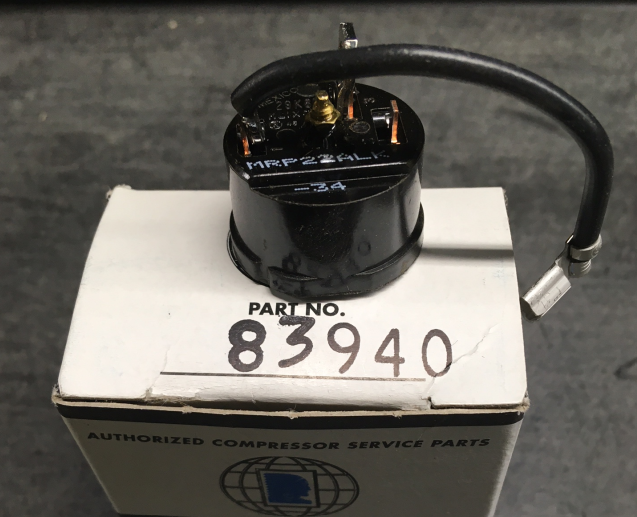 83940 83940 Tecumseh Parts 83940 Compressor overload from TECUMSEH