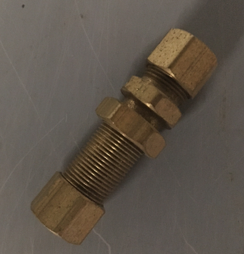 741X6 741X6 Parker Kel-c-376 3/8 X 3/8 Bulkhead Fitting from SCHNEIDERELE