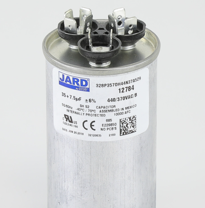 12784 12784 Mars 35/7.5 Microfarad 440Vac Round from Building HVAC