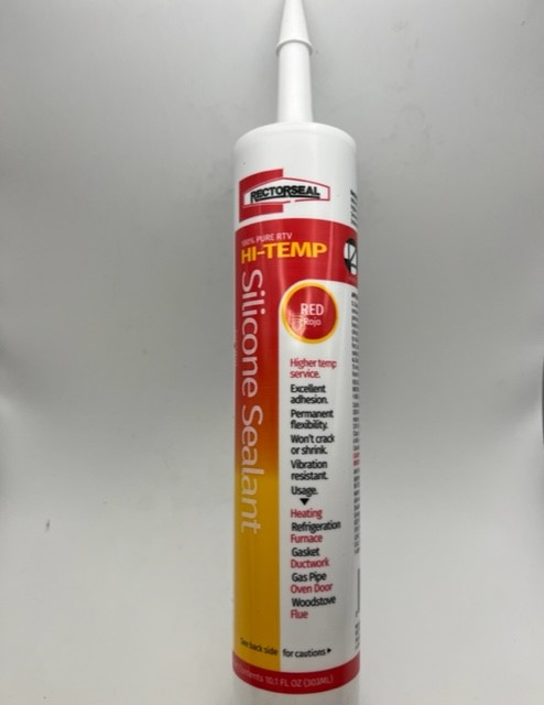 57500 57500 Rectorseal Hi-Temp Red Silicone Sealant from Building HVAC