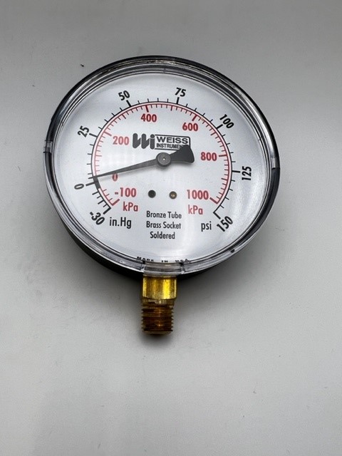 TL35-V150-4L TL35-V150-4L Weiss Instruments Pressure Gauge -30 HG to 150 PS