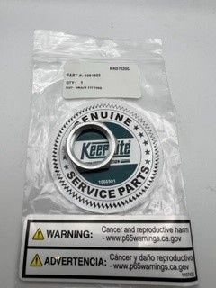 1081102 1081102 Keeprite OEM Drain Fitting- Nut from Building HVAC