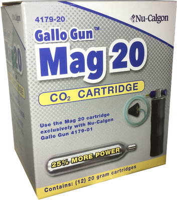 4179-20 4179-20 Nucalgon  Gallo Gun Cartidges 20 Grams Co2 from Building HV