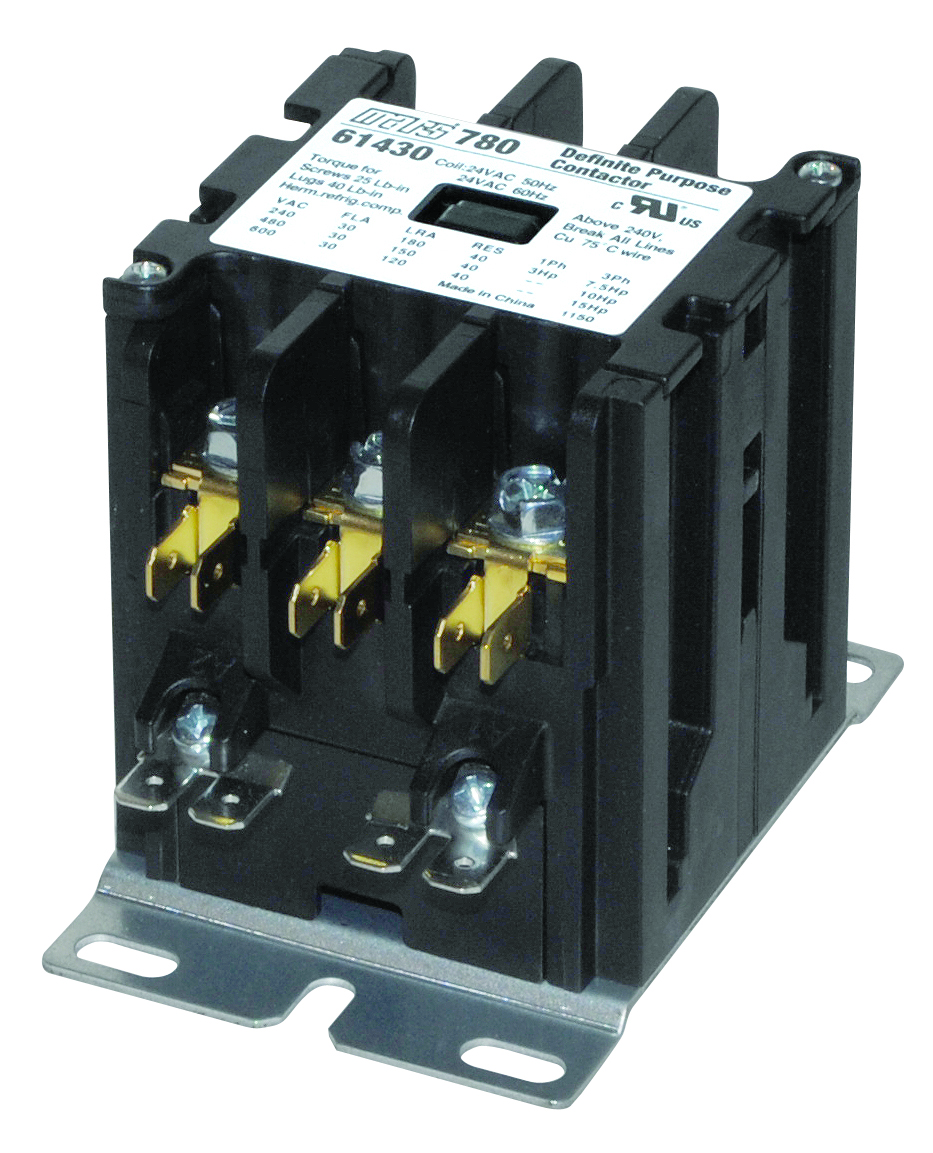 61430 61430 Mars 3 Pole Contactor 24V 30 Amp from Building HVAC