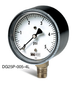 DG25P-060-4L DG25P-060-4L Weiss Pressure gauge. 0-60" WC (5 PSI) from Build