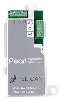 PEM-VDC PEM-VDC Pelican Wireless Systems Pearl expansion module. Add 2 A/O