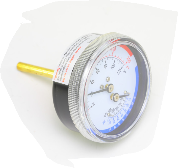 PTC14001 PTC14001 Trerice Tridicator, 2-1/2" diameter, from Building HVAC