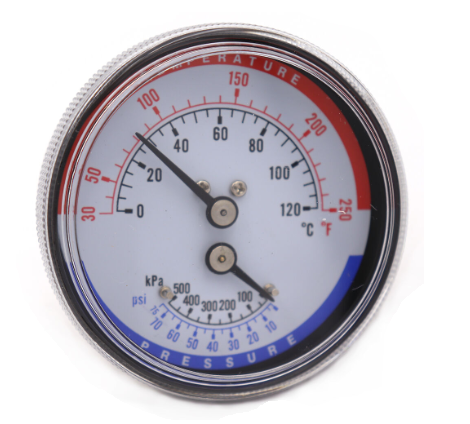 PTC14601 PTC14601 Trerice Tridicator, 3" diameter, from Building HVAC