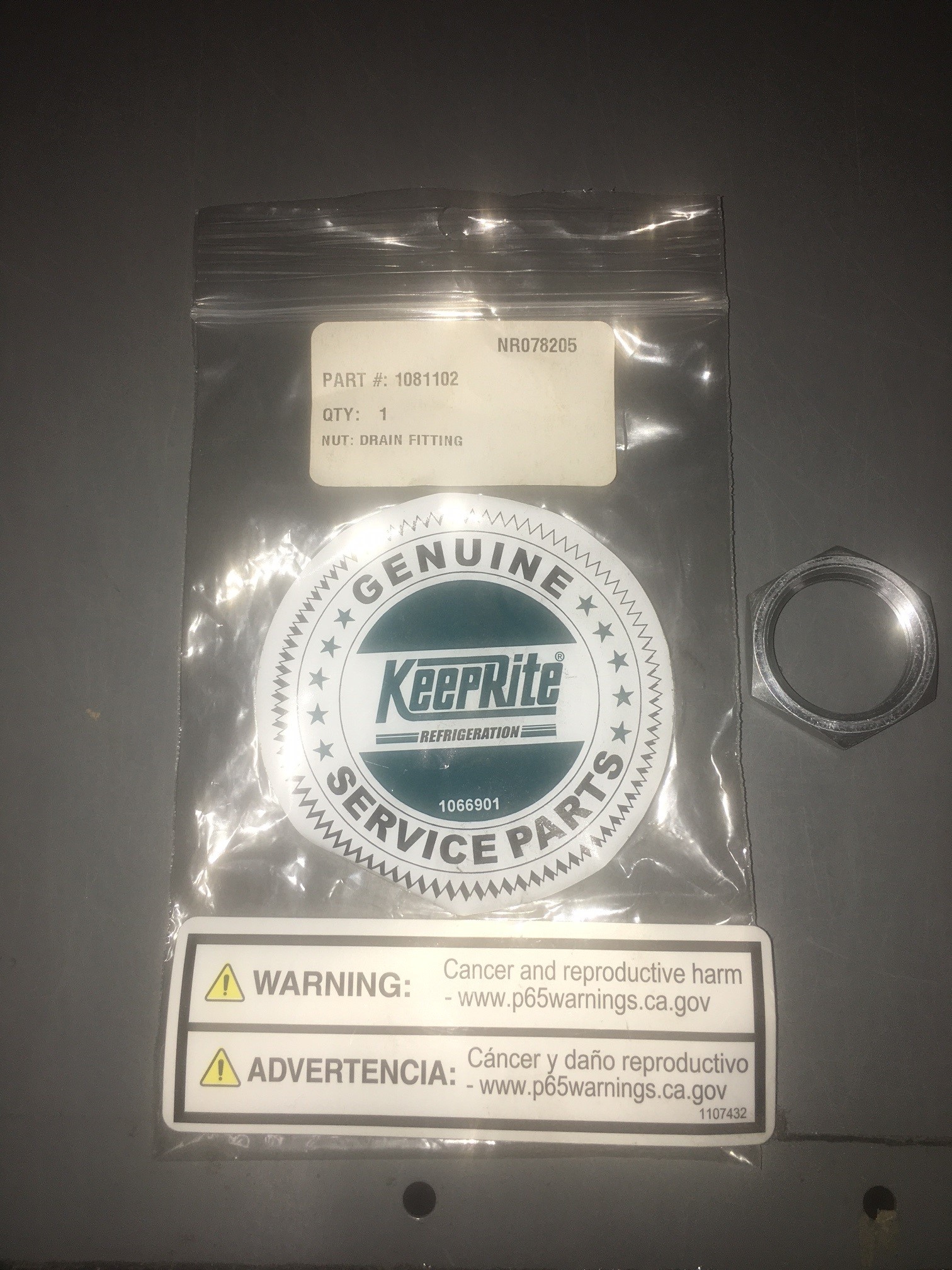 1081011-002 1081011-002 Keeprite OEM Drain Pan Assembly from Building HVAC