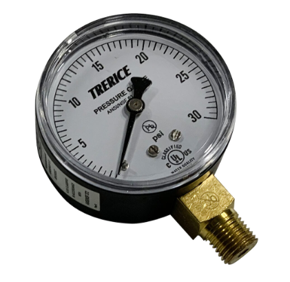 800B2502LA30 800B2502LA30 Trerice Pressure gauge, 2.5" diameter, from Build