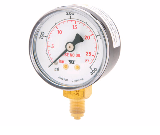 9006256 9006256 Harris 400psi ACETYLENE GAUGE 2" Diameter from Building HVA