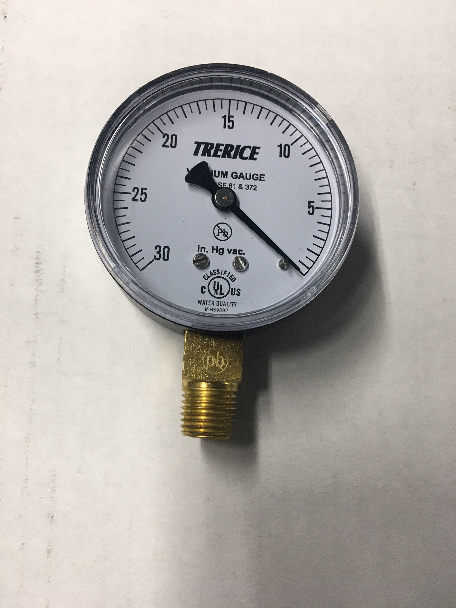 800B2502LA30/0 800B2502LA30/0 Trerice Pressure gauge, 2.5" diameter, from B