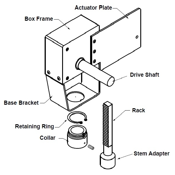UGLK1016 UGLK1016 Belimo RetroFIT+ valve bracket, For Siebe from Building H