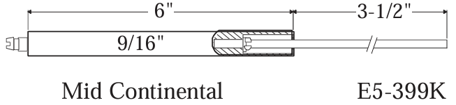 E5-399K E5-399K Westwood Mid Continent Metal Electrode. from Building HVAC