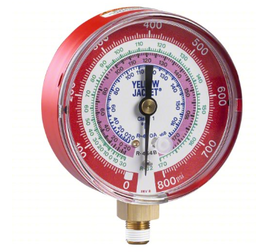 49117 49117 Yellow Jacket High Side Gauge 3-1/8"dia from Building HVAC