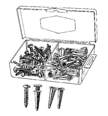 MA-8411 MA-8411 Monti Anchor Kit 1/4 X 1 . Kit Includes from MALINE