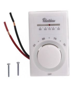 801 801 Robertshaw SPST 50-90F Line Volt Electric from Building HVAC