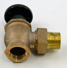 ML5966 ML5966 Mepco 1" 740A-AP-1 Angle Radiator Valve from Building HVAC