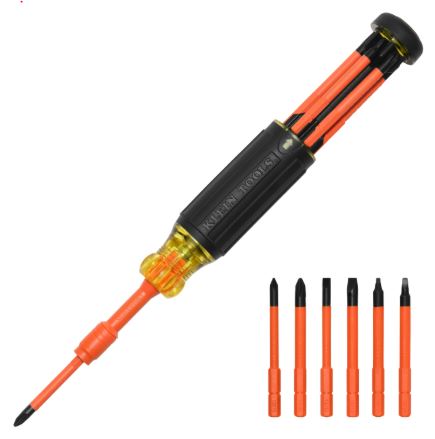 32306INS 32306INS Klein 6-IN-1 Insulated Auto-Lock Multi from Building HVAC