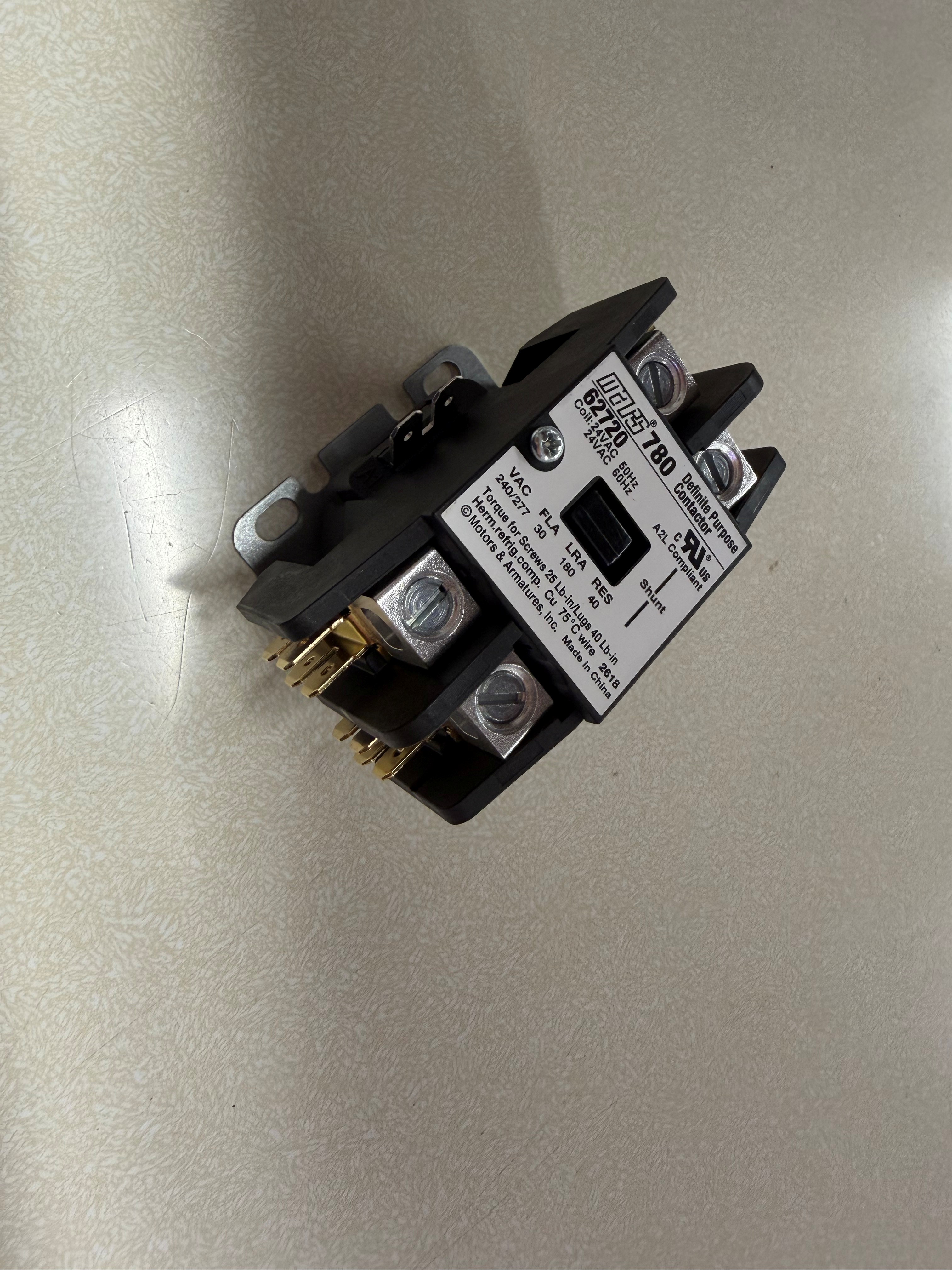 62720 62720 Mars M62720 A2L Rated One pole contactor with from Building HVA
