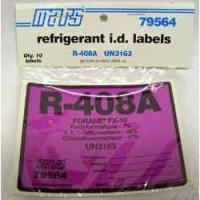 79564 79564 Mars R408A Ref I.D. Labels (10 Pack from MARS