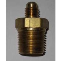 FU2C4 FU2C4 J/b Industries U1-4d Brass flare union 1/4 male flare from JBIN