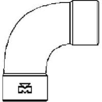 W2715 W2715 Ndl Industries Copper sweat 90 elbow 1/4 from MUELLERIND